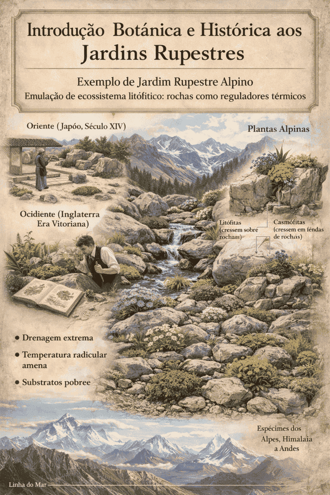 Exemplo de Jardim Rupestre Alpino